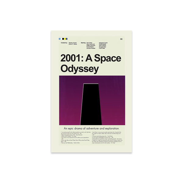Trinx " 2001 A Space Odyssey " by Prints And Giggles By Erin Hagerman